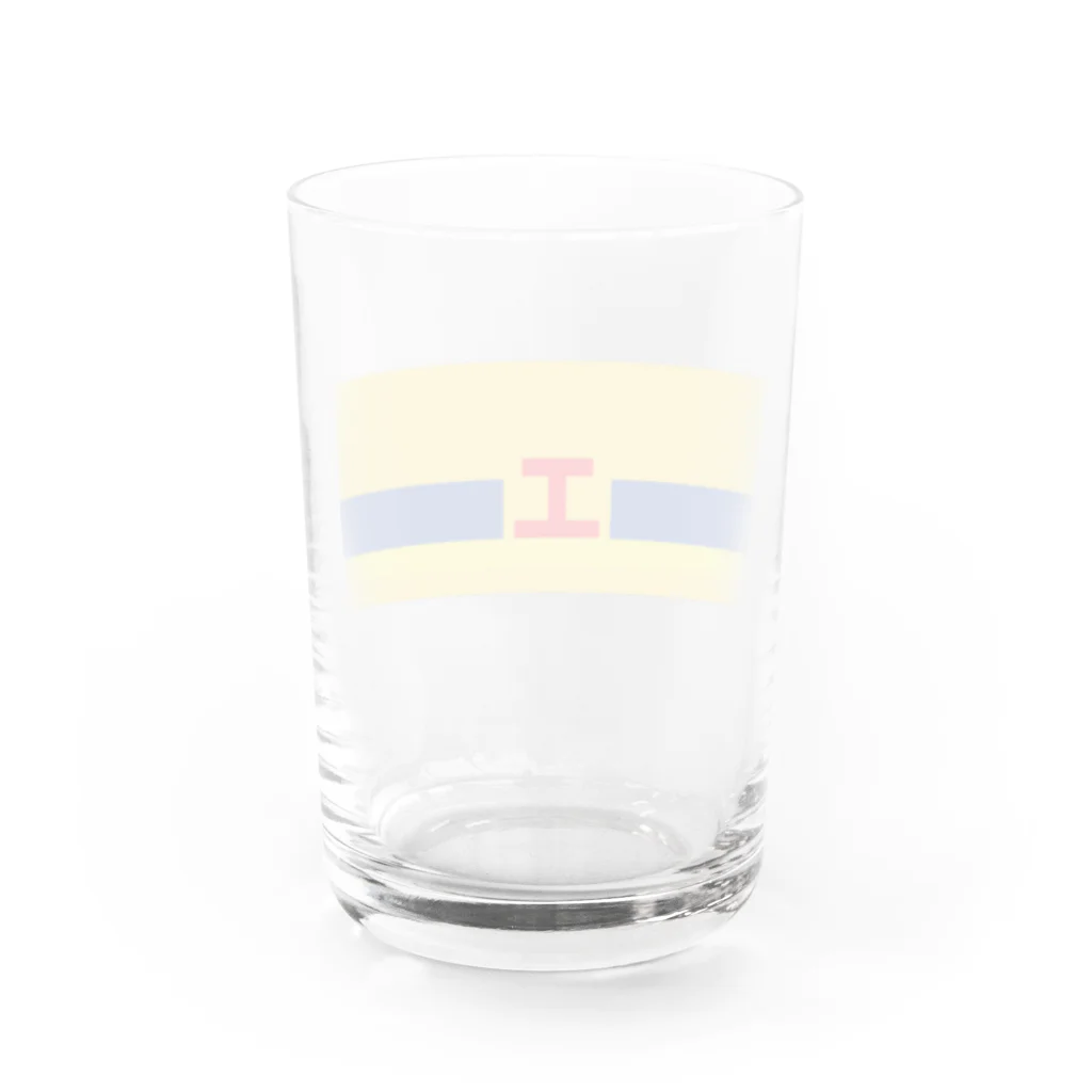 新商品PTオリジナルショップの峠の保線屋さん（文字なし） Water Glass :back