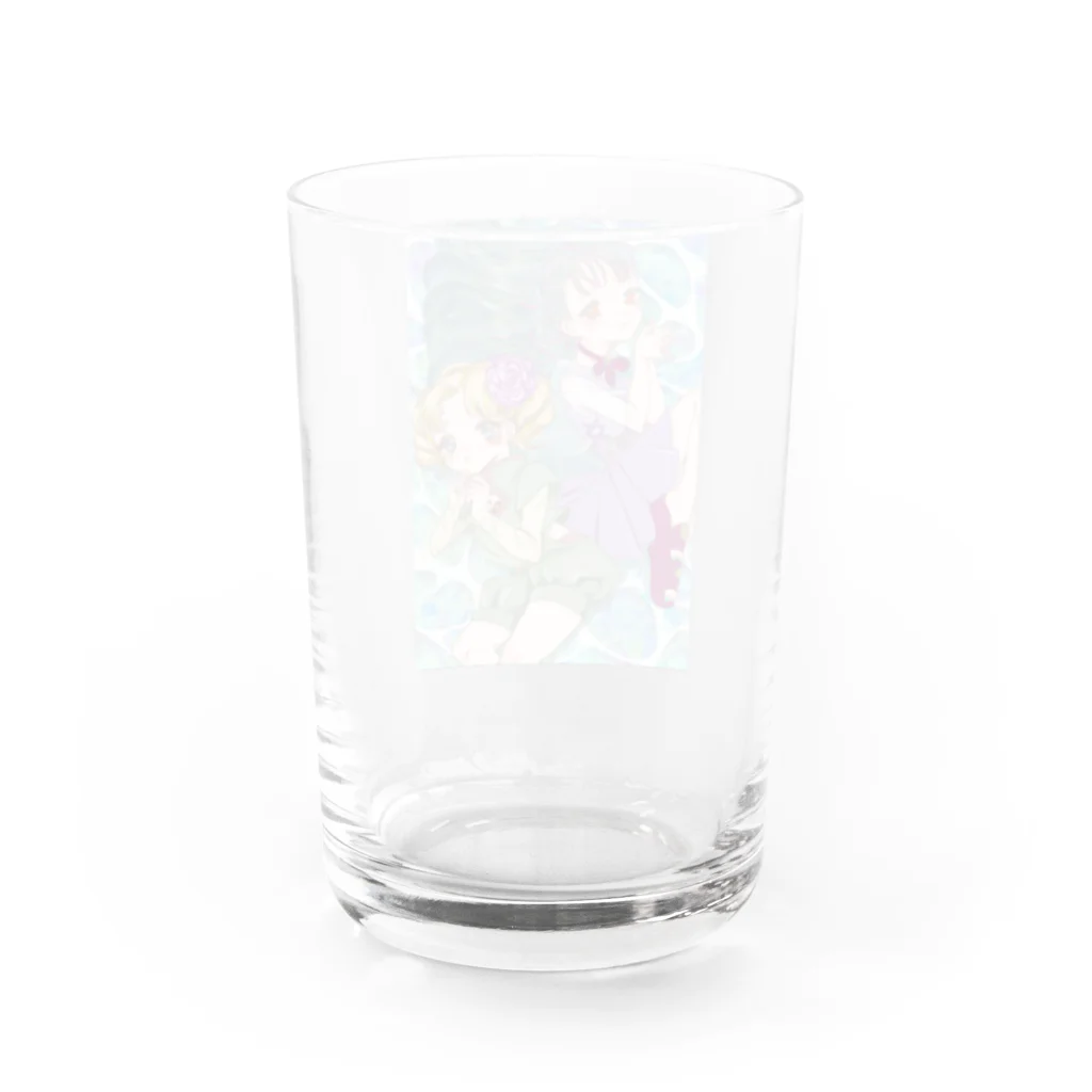 きなこぐらし。の水面華 Water Glass :back