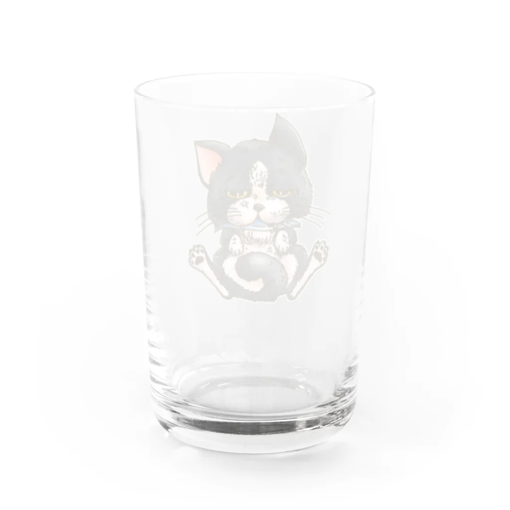 118designの魚を咥えた猫 Water Glass :back