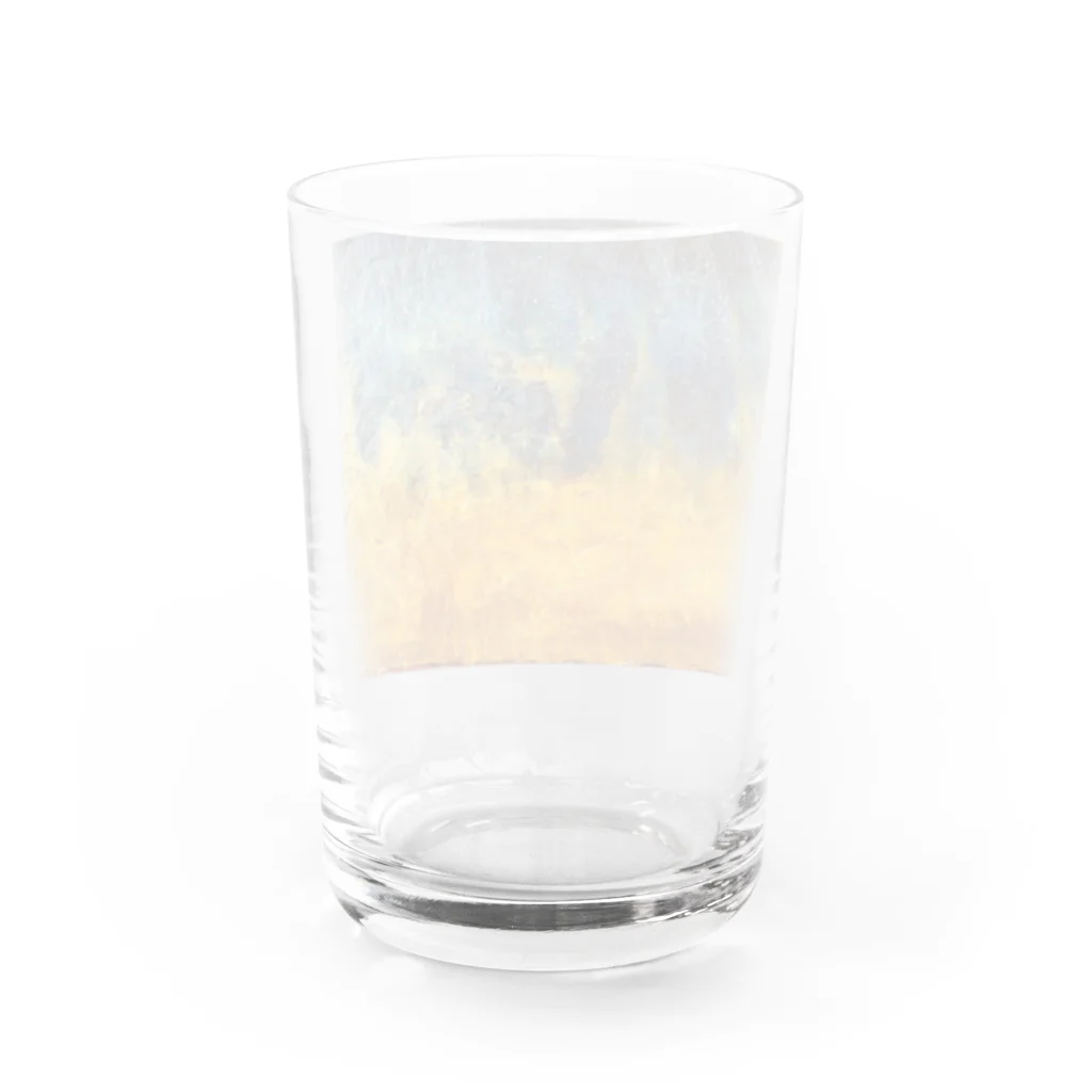 エルドラ堂@スピリチュアルアートの黄金砂粒の漂い Water Glass :back