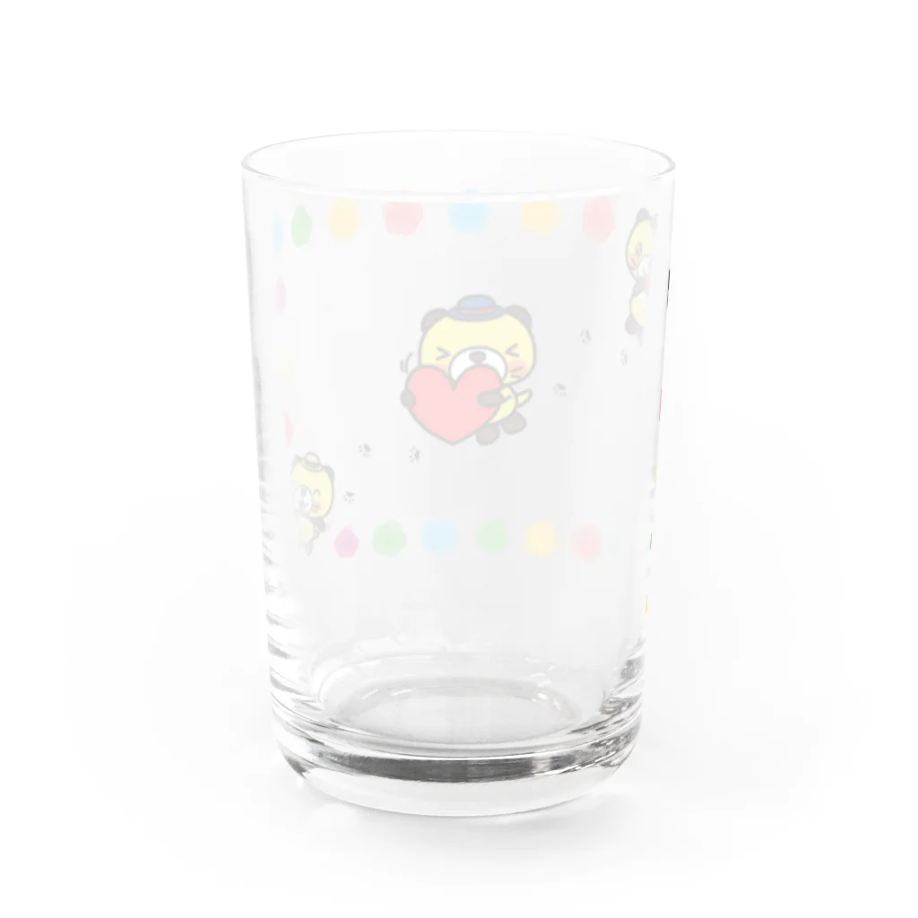 Qnosuke☆official SUZURIshopのらんらん♪ Water Glass :back