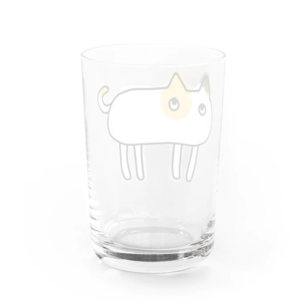 ミケネコFactoryのねこ Water Glass :back