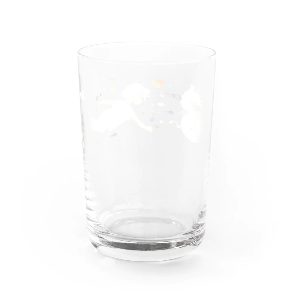 KARAMOUFUのおよぐ Water Glass :back