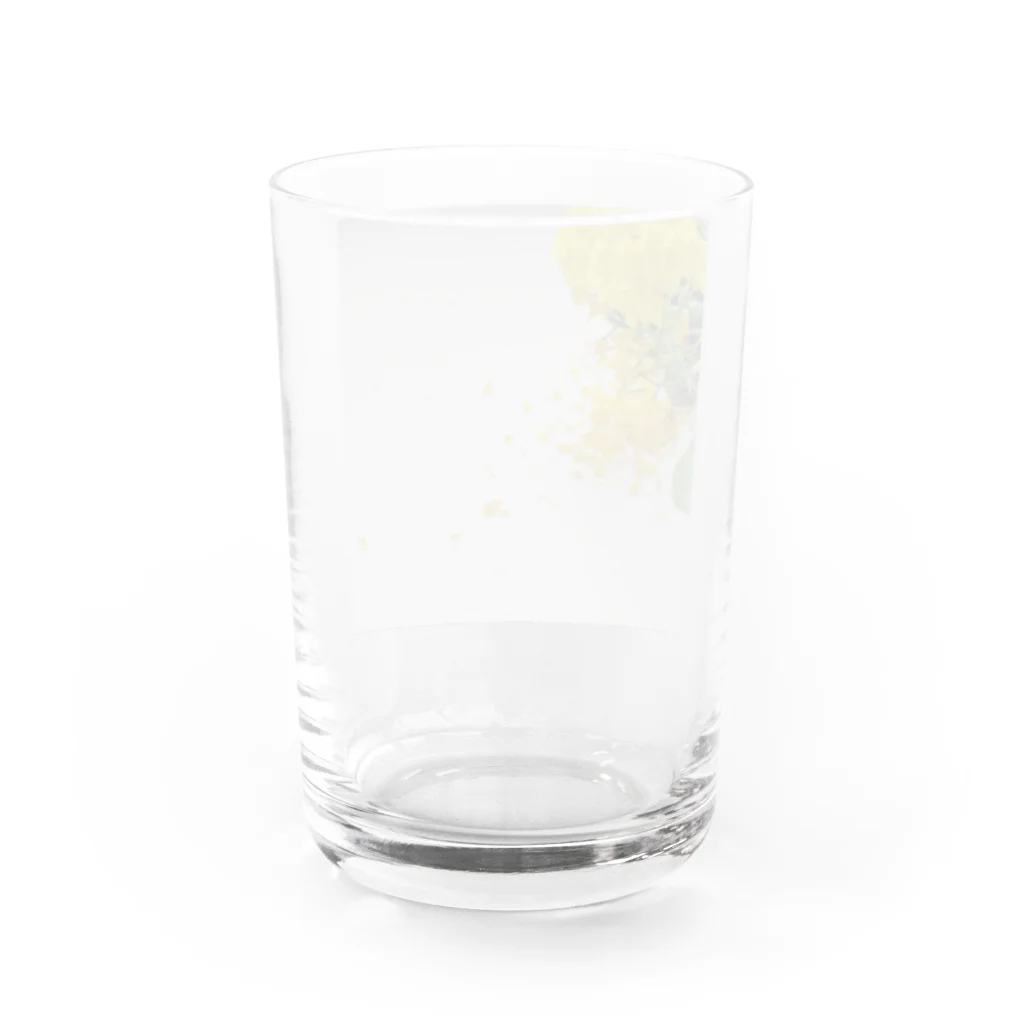 tonkamikaの菜の花　散 Water Glass :back