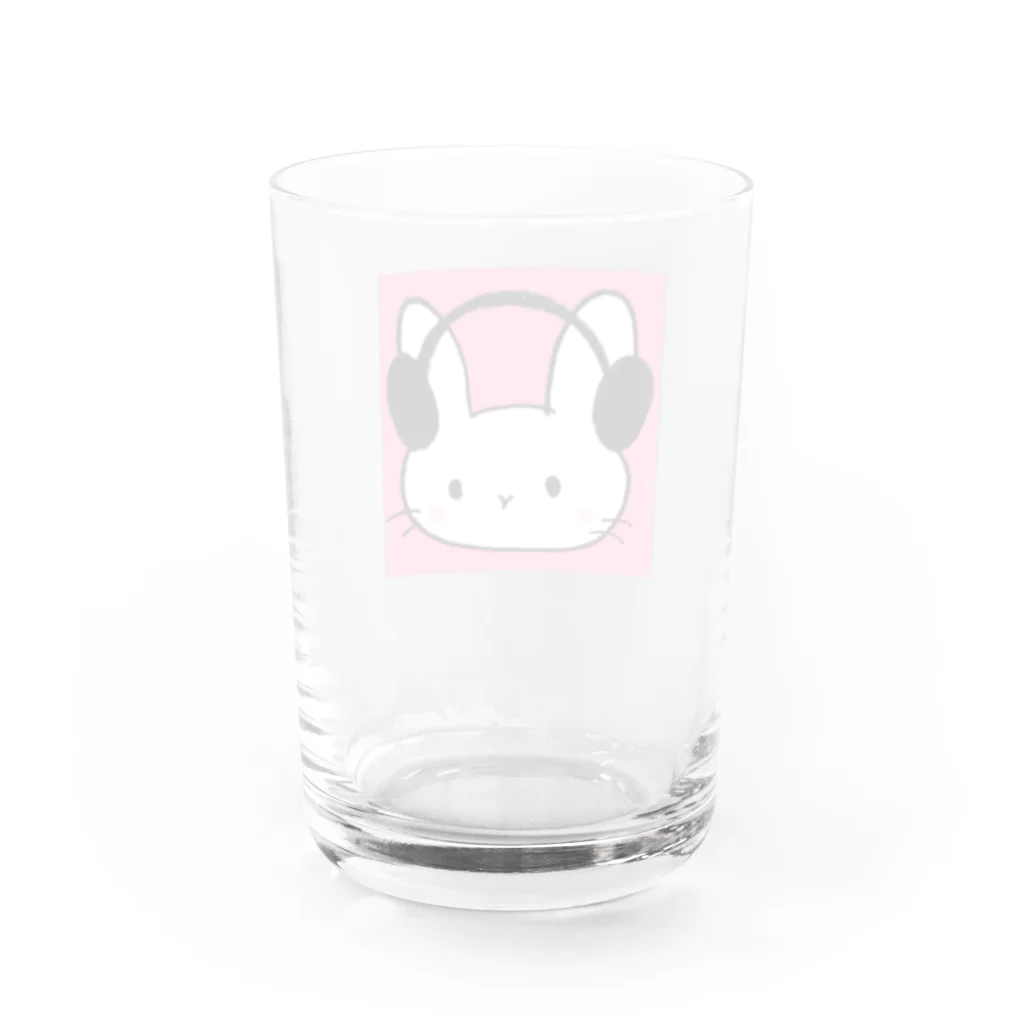 ASMRらびの雑貨屋さんのASMRらびの、いつもあなたといっしょだよ♪グッズ Water Glass :back