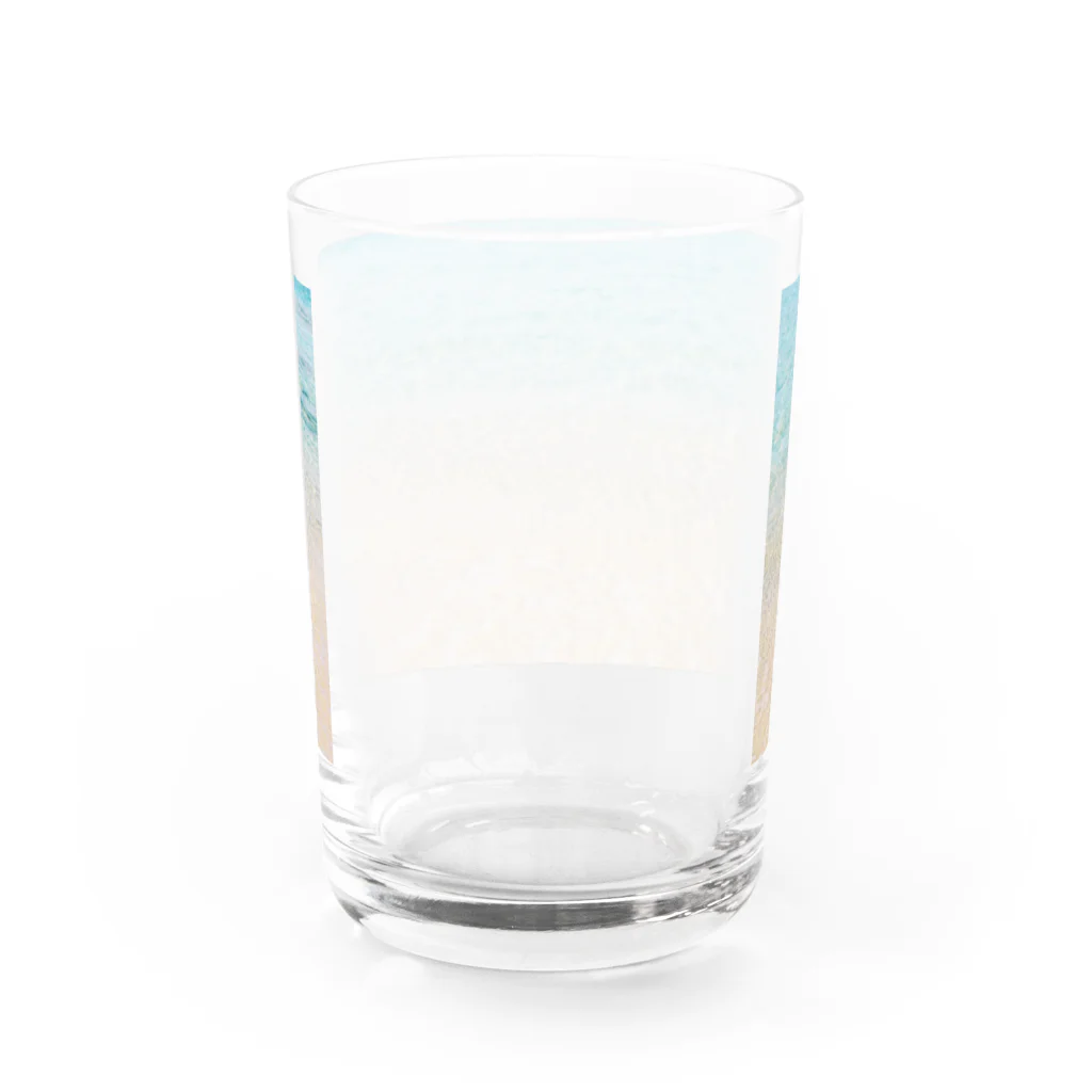 pino子 shopの透明な海【風景写真】 Water Glass :back