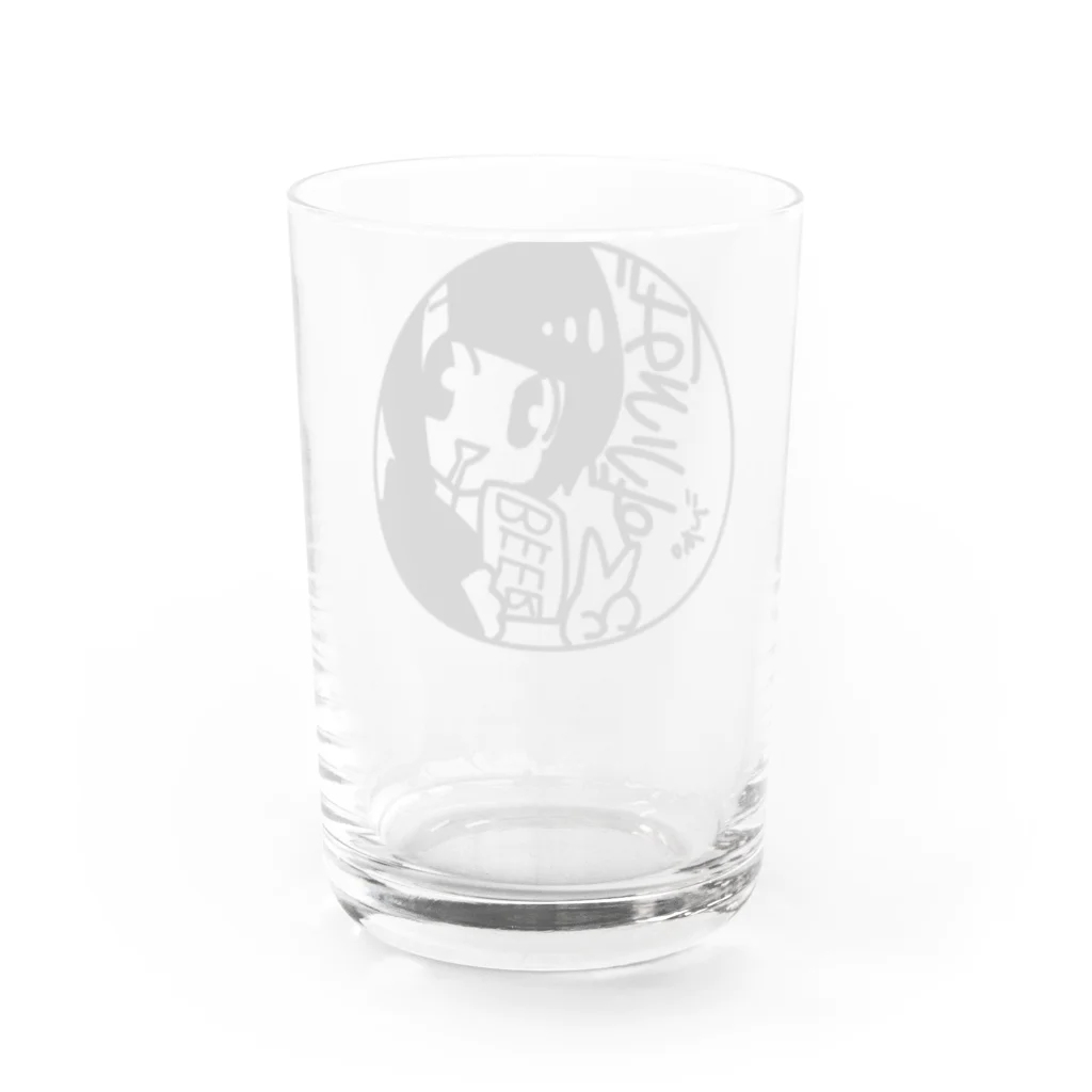 ばろうずの酒クズちゃん Water Glass :back