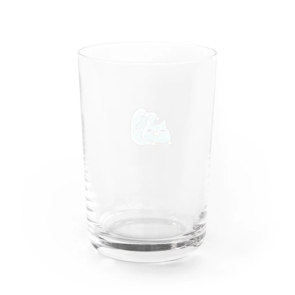 ネコさかだちできないのネコさかだちできない Water Glass :back