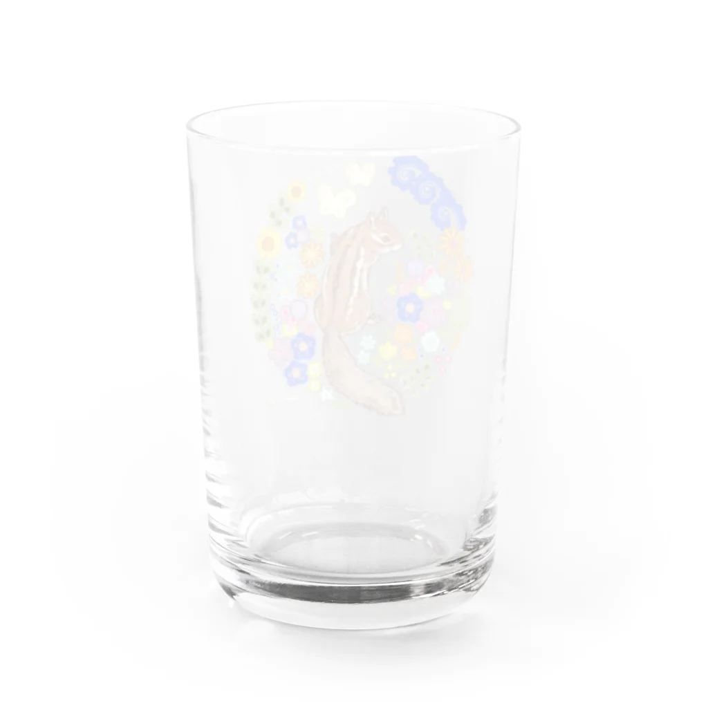 asamin / 愛紗美の夜の森 Water Glass :back