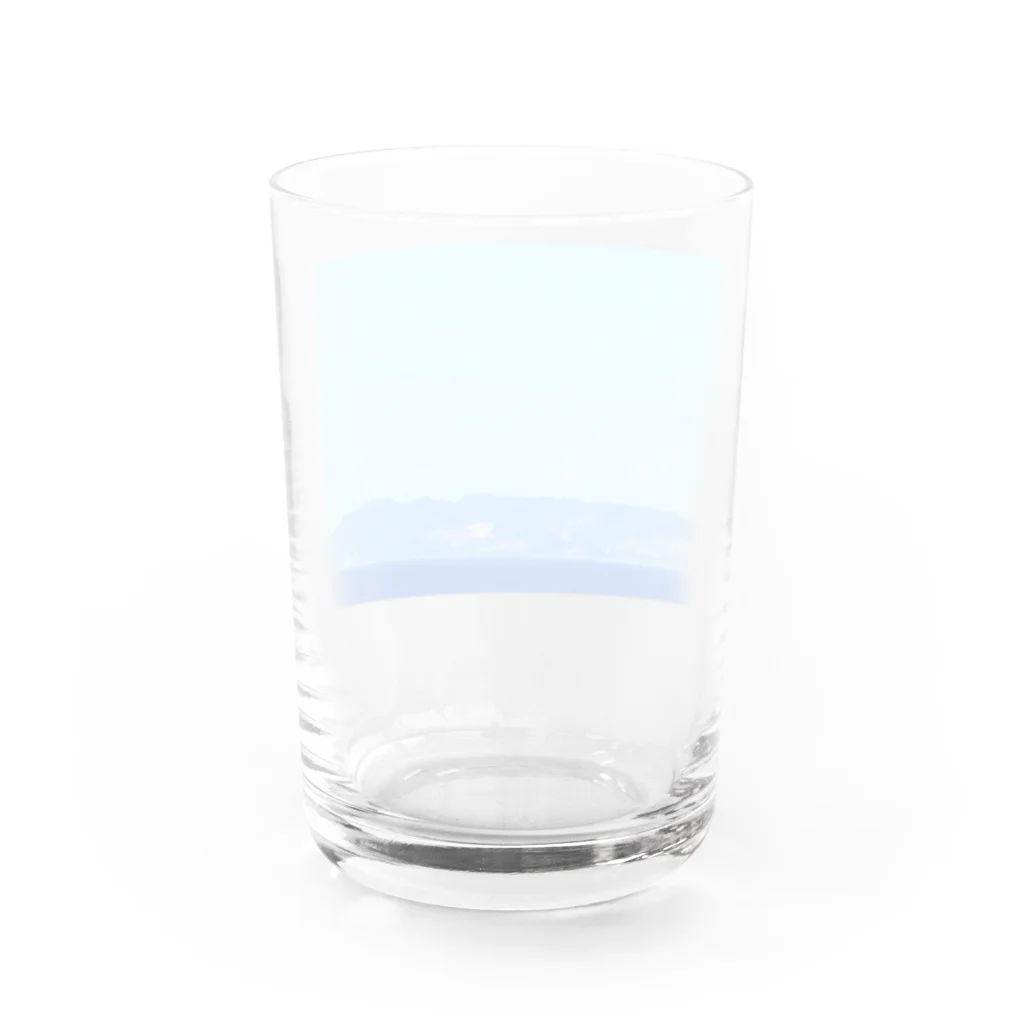 pino子 shopの島が見えてきた【風景写真】 Water Glass :back