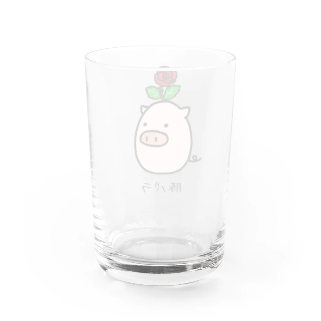 脂身通信Ｚの豚バラ Water Glass :back