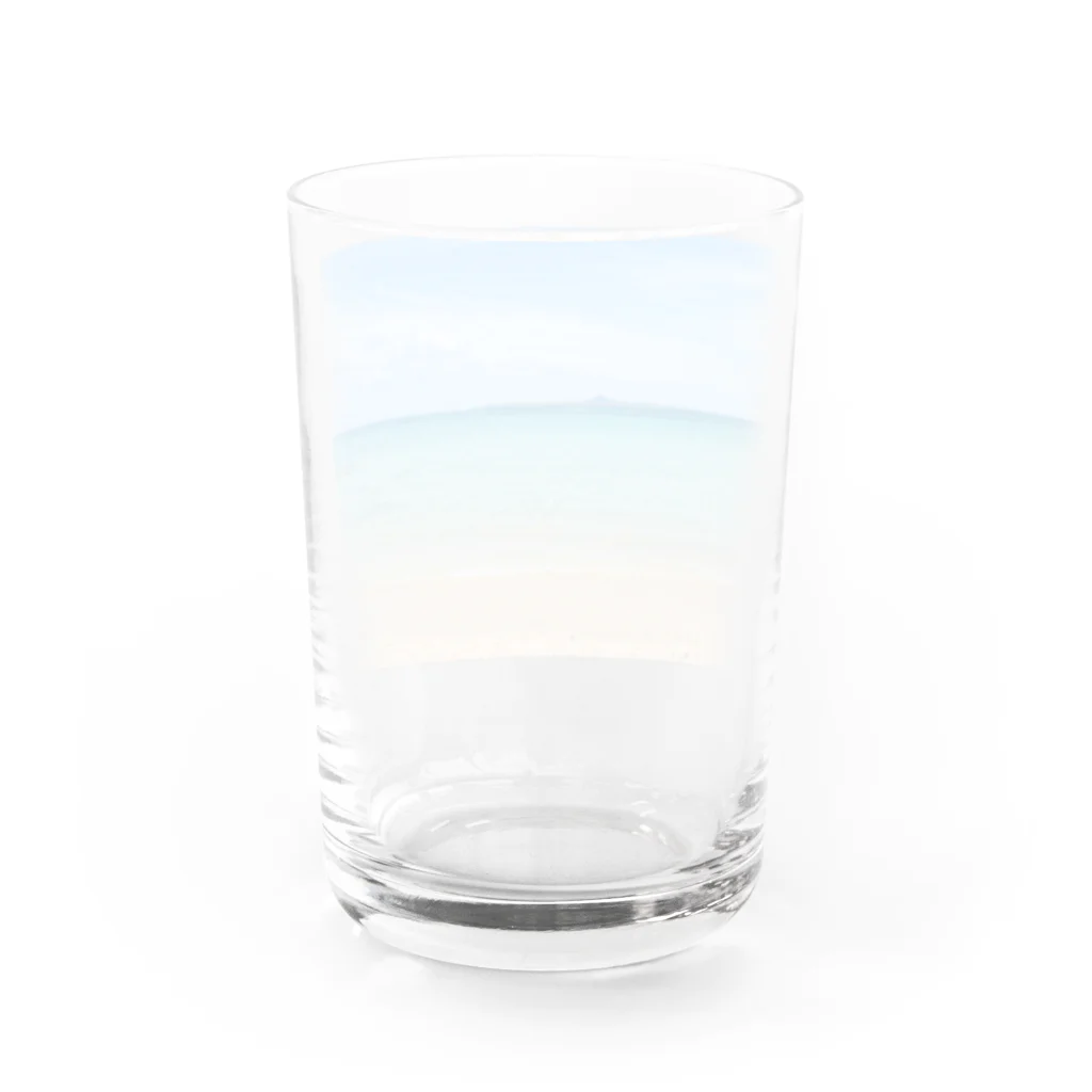 pino子 shopの水色の世界【風景写真】 Water Glass :back