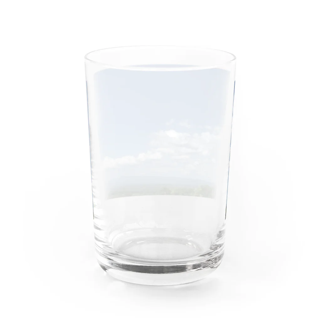 (U・∞・U)の高原の青空 Water Glass :back