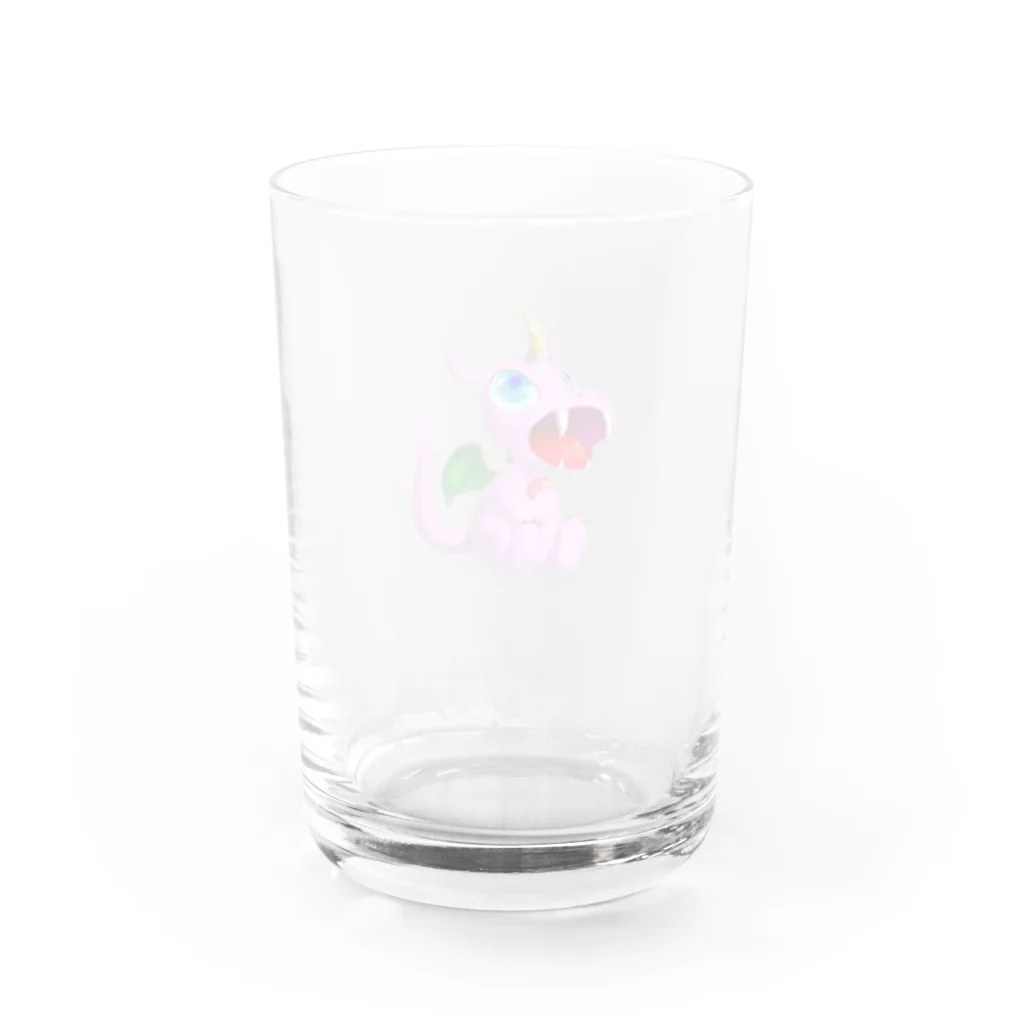 タマのちょびりげ❣️のハートチャージ Water Glass :back