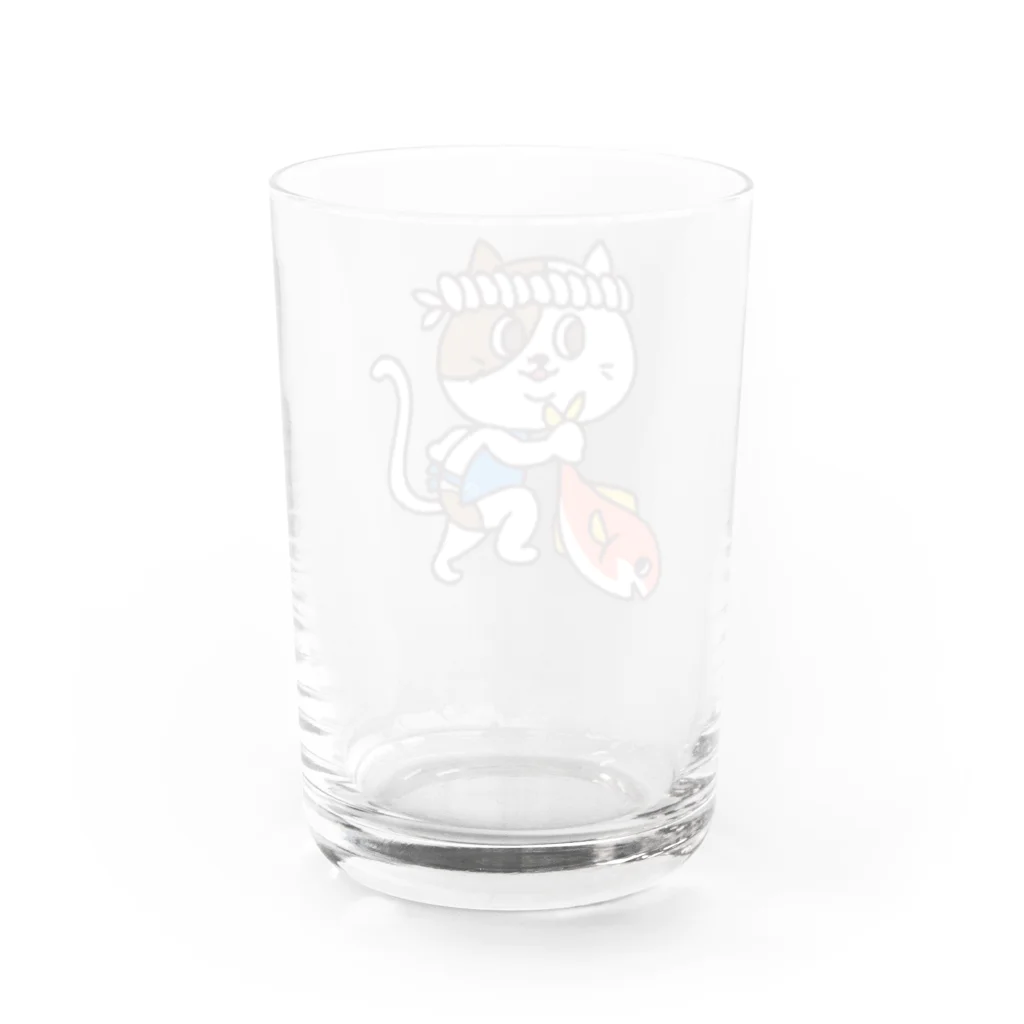 ワガママボデイのやまにゃんグッズ Water Glass :back