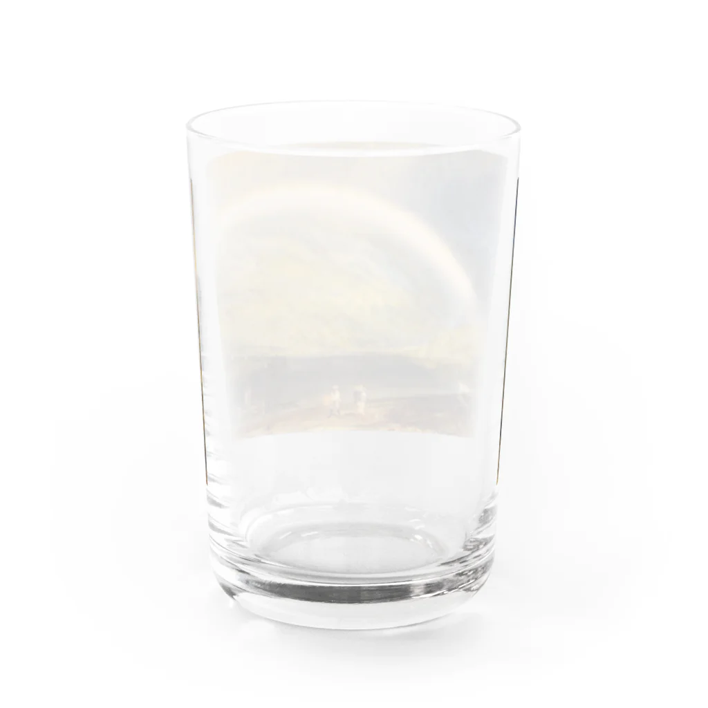 世界の絵画アートグッズのウィリアム・ターナー《虹》 Water Glass :back