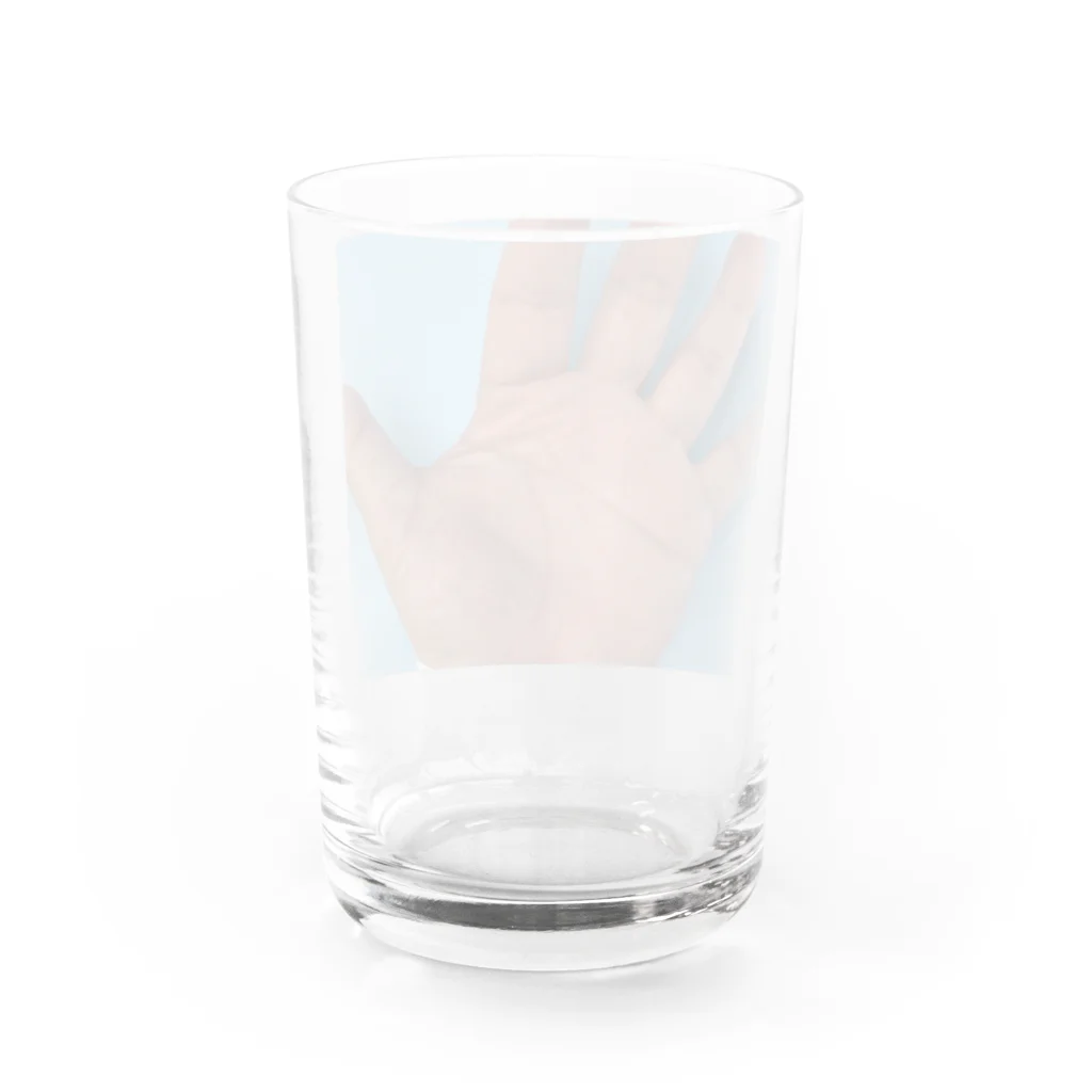 yoicheのフリージア工房のますかけ手相グッズ Water Glass :back