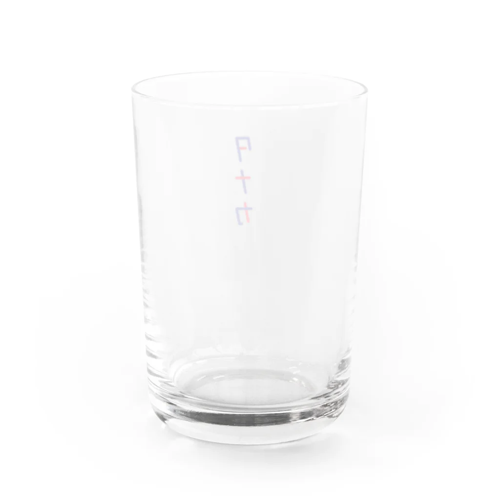 デザインのとものタナカさん Water Glass :back