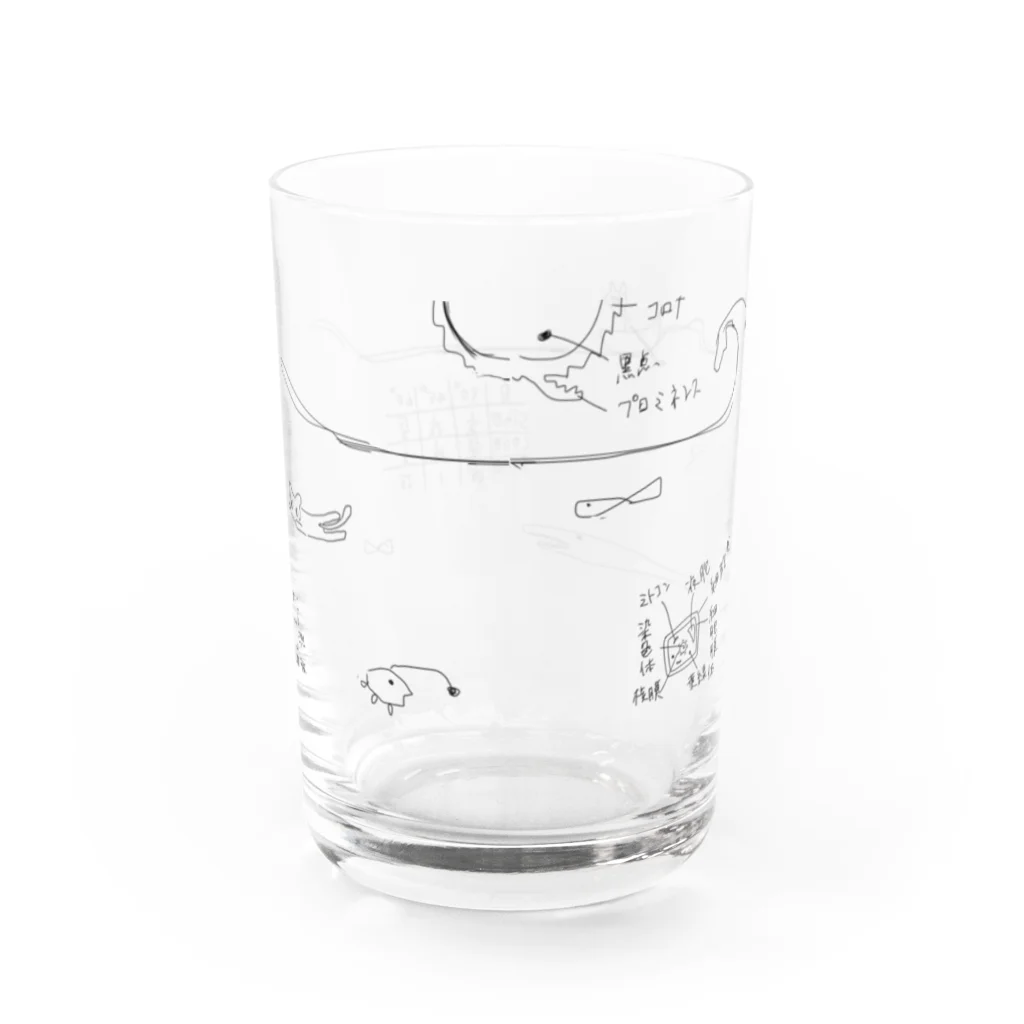 清潔ねこの学習 Water Glass :back