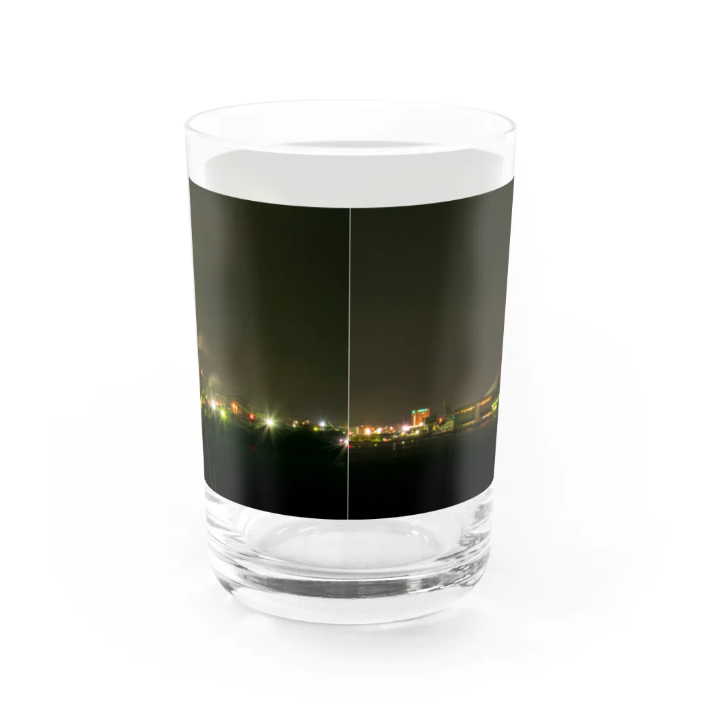 つばさ@フォトグラファーの工場夜景2 Water Glass :back