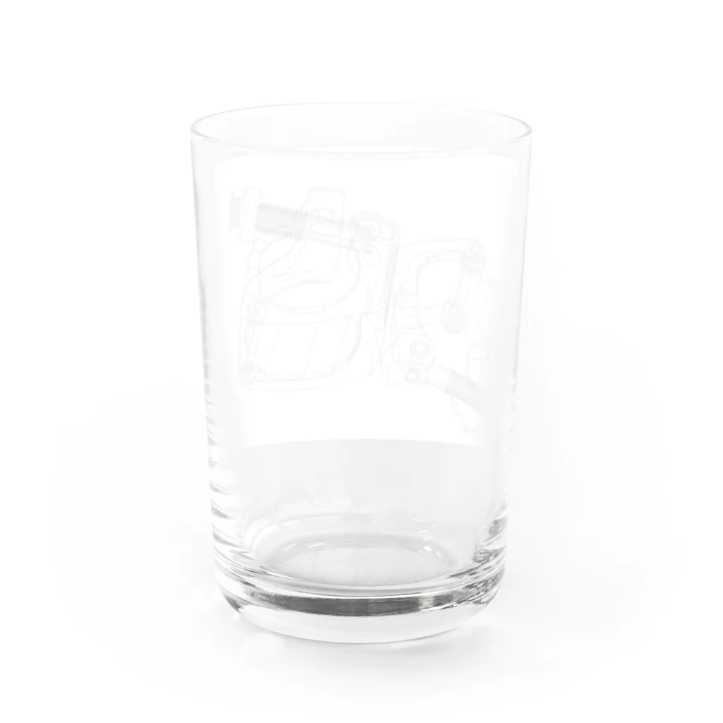 まつこうアーキテクトのしっかりとあなたを支えます Water Glass :back