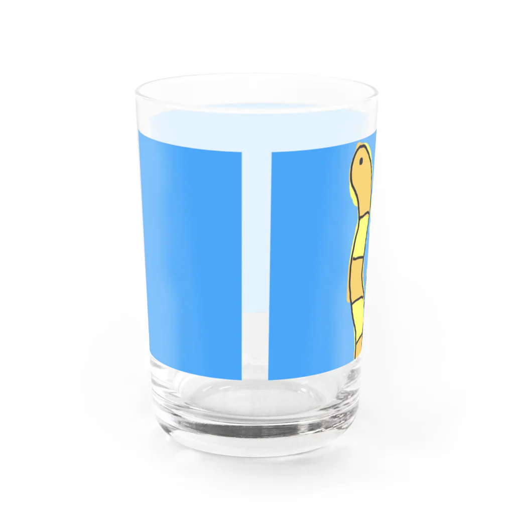 あいちゃんのアタマの中のちんあなどらごん Water Glass :back