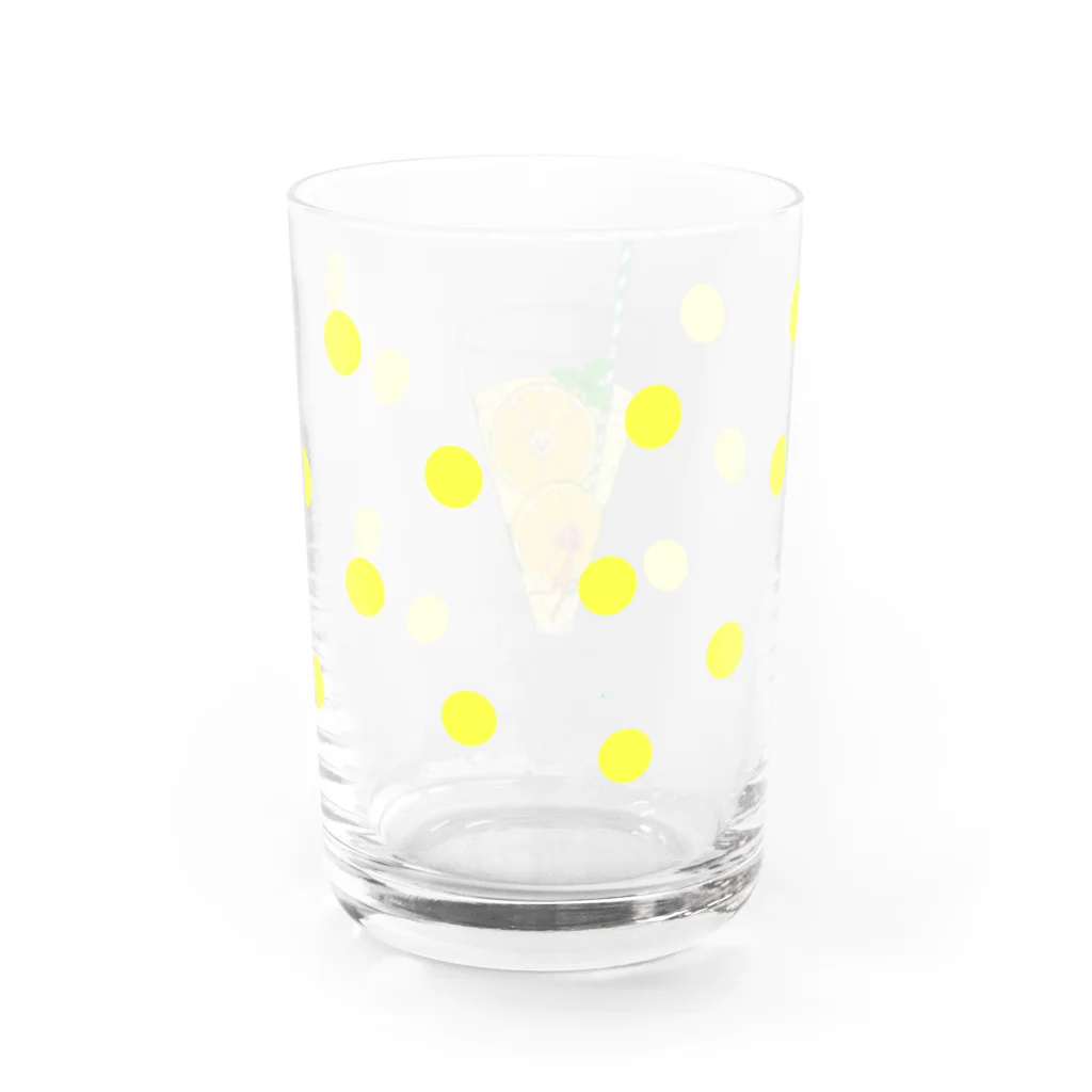 はなのところのレモンスカッシュ Water Glass :back