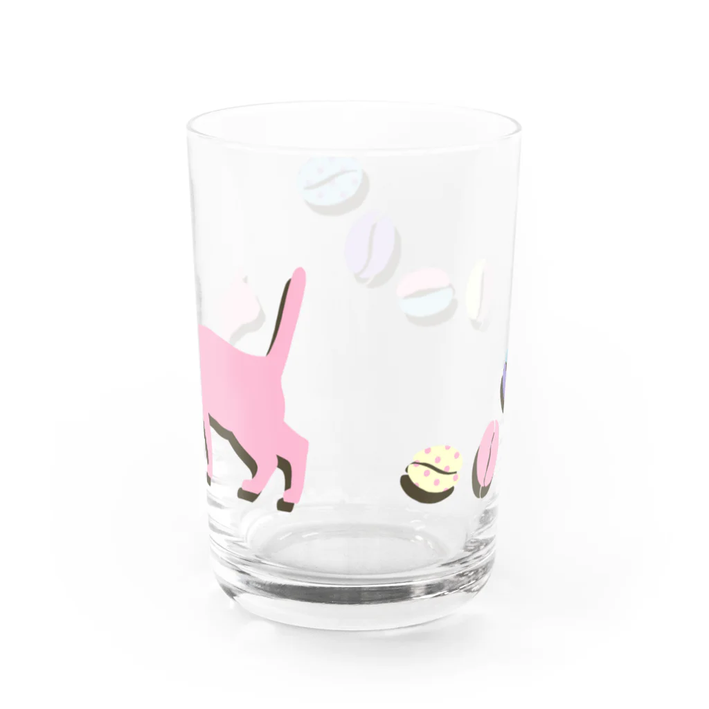 ねこや Ryoko -猫屋 りょうこ-のねこ　可愛い私でいたい気分 Water Glass :back