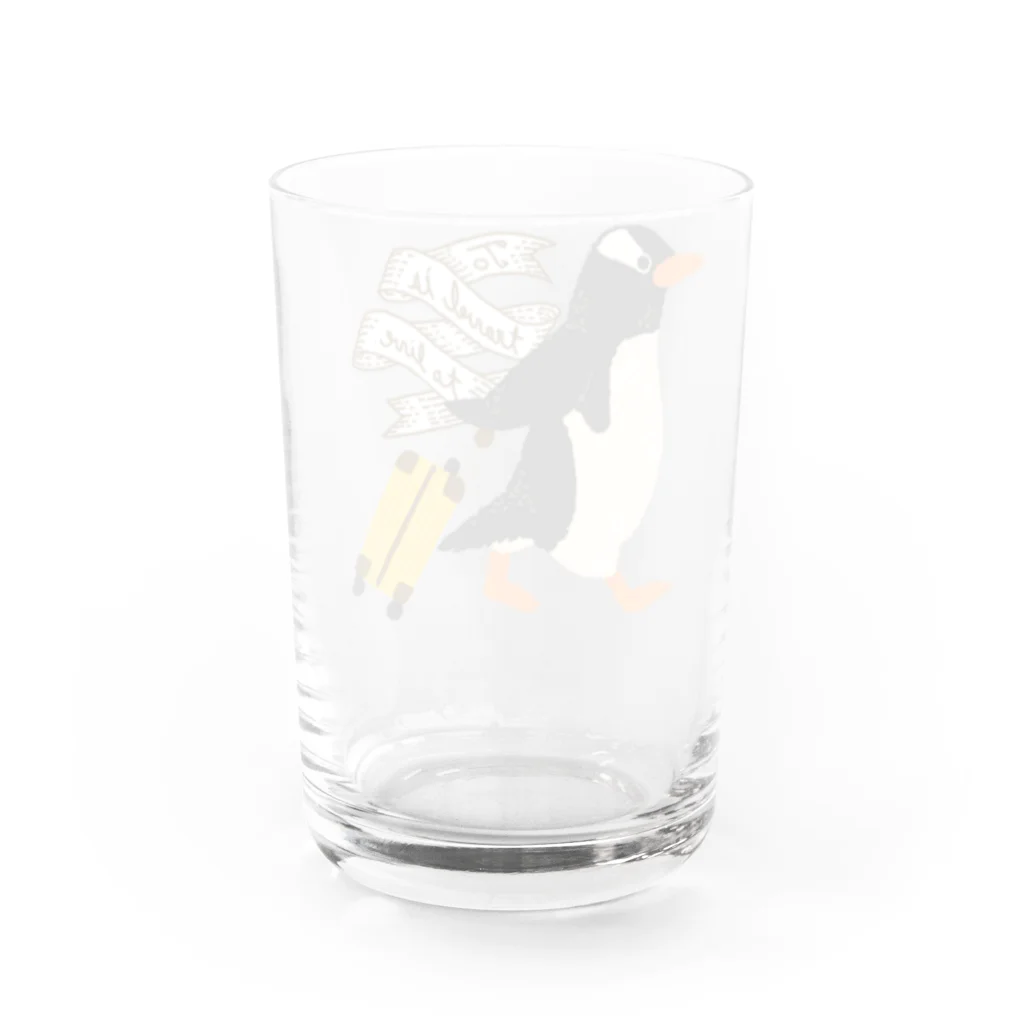 This is Mine（ディスイズマイン）の旅するペンギン Water Glass :back