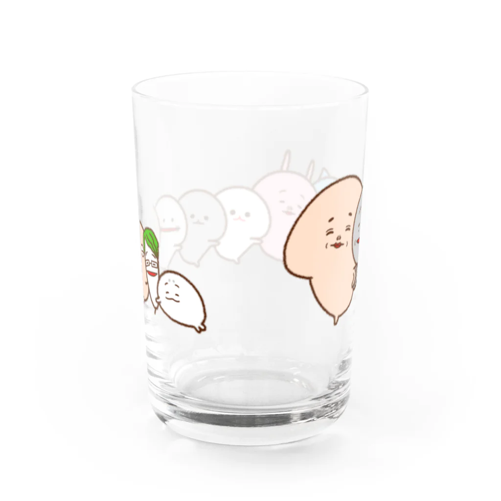 みじめちゃん@LINEスタンプ販売中のFamily Water Glass :back