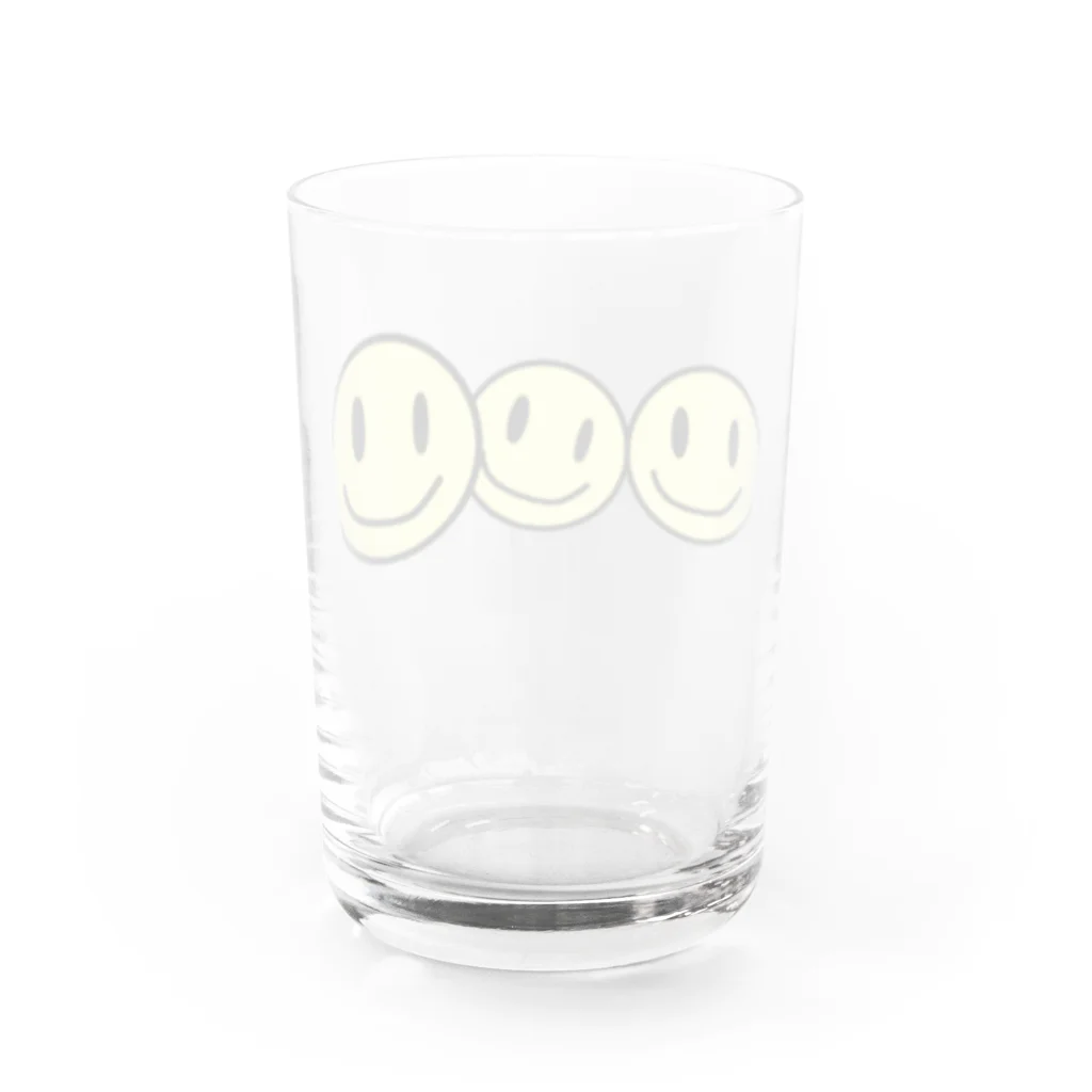 DREAMERの雑貨屋さんのにこ3 Water Glass :back