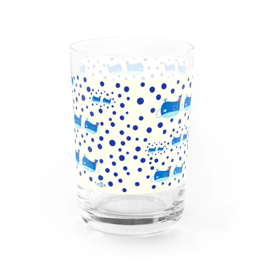 かれ〜なる絵制作所ちーもんず Some Peace~★のロックロールウニコンデオヨイデク★ Water Glass :back