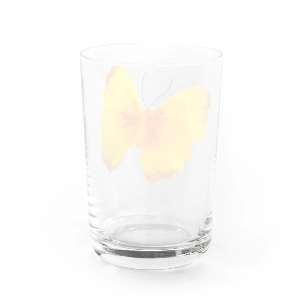 osakiayanoの蝶 Water Glass :back