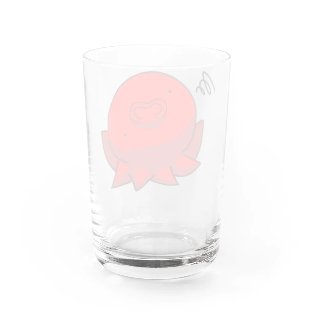 たこのたこさん Water Glass :back