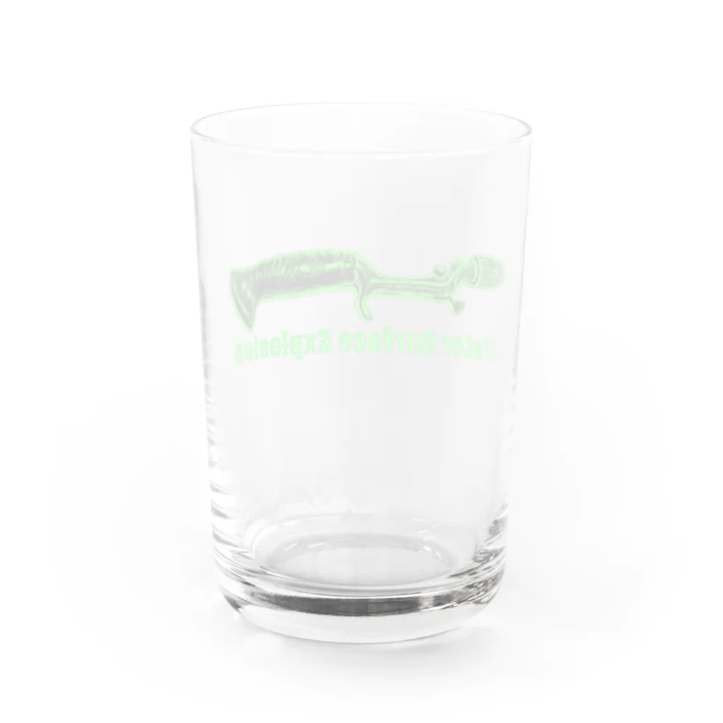 W.S.E.のWSE gripロゴ Water Glass :back