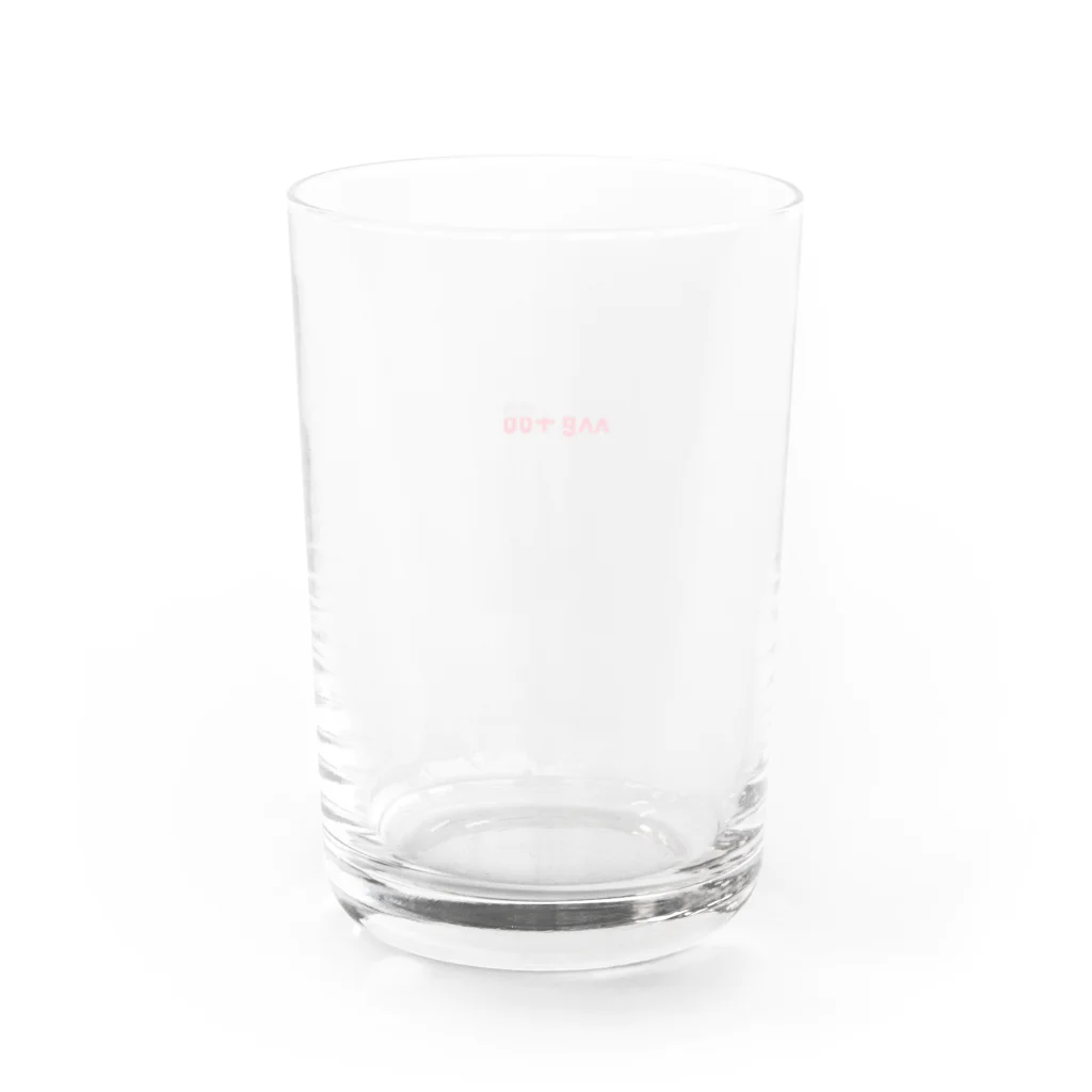 I LOVE YOU STORE by Hearkoのよく見ると Me too Water Glass :back