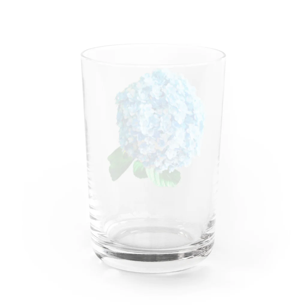 aiueoneko358のあじさい Water Glass :back