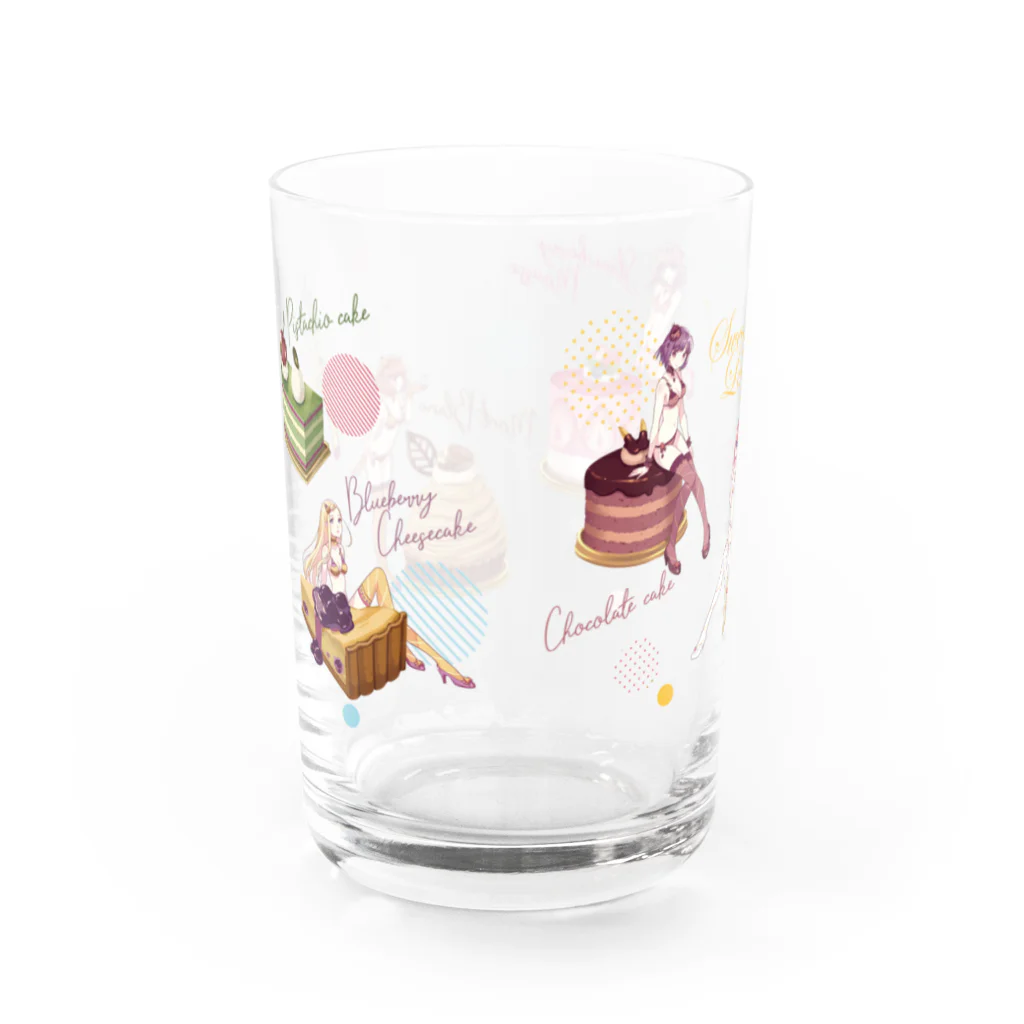 ERIMO–WORKSのSweets Lingerie Glass "SWEETS PARTY" グラス反対面