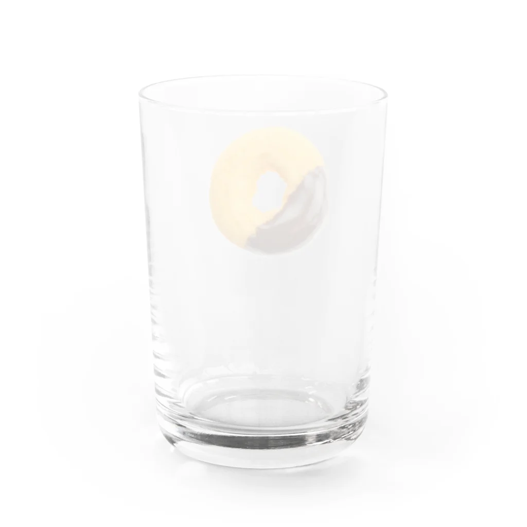 安藤食品サンプル製作所【ando foodmodel factory】のチョコがけドーナツ Water Glass :back