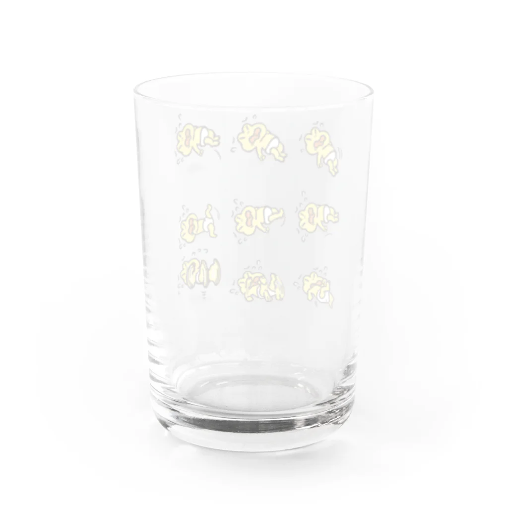 けろすてぃんのえびぞりイヤイヤまん3号 Water Glass :back