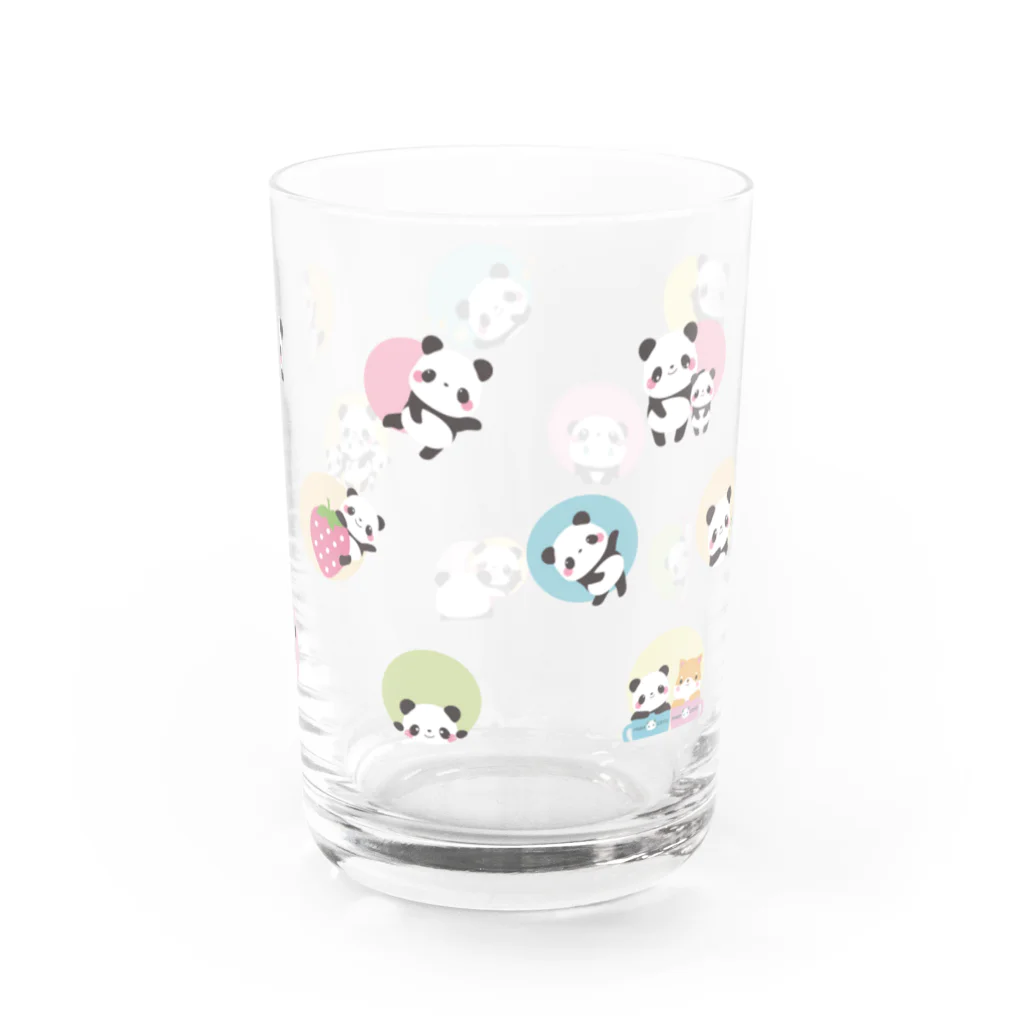 aiart aimiのレトロパンダのコップシリーズ Water Glass :back