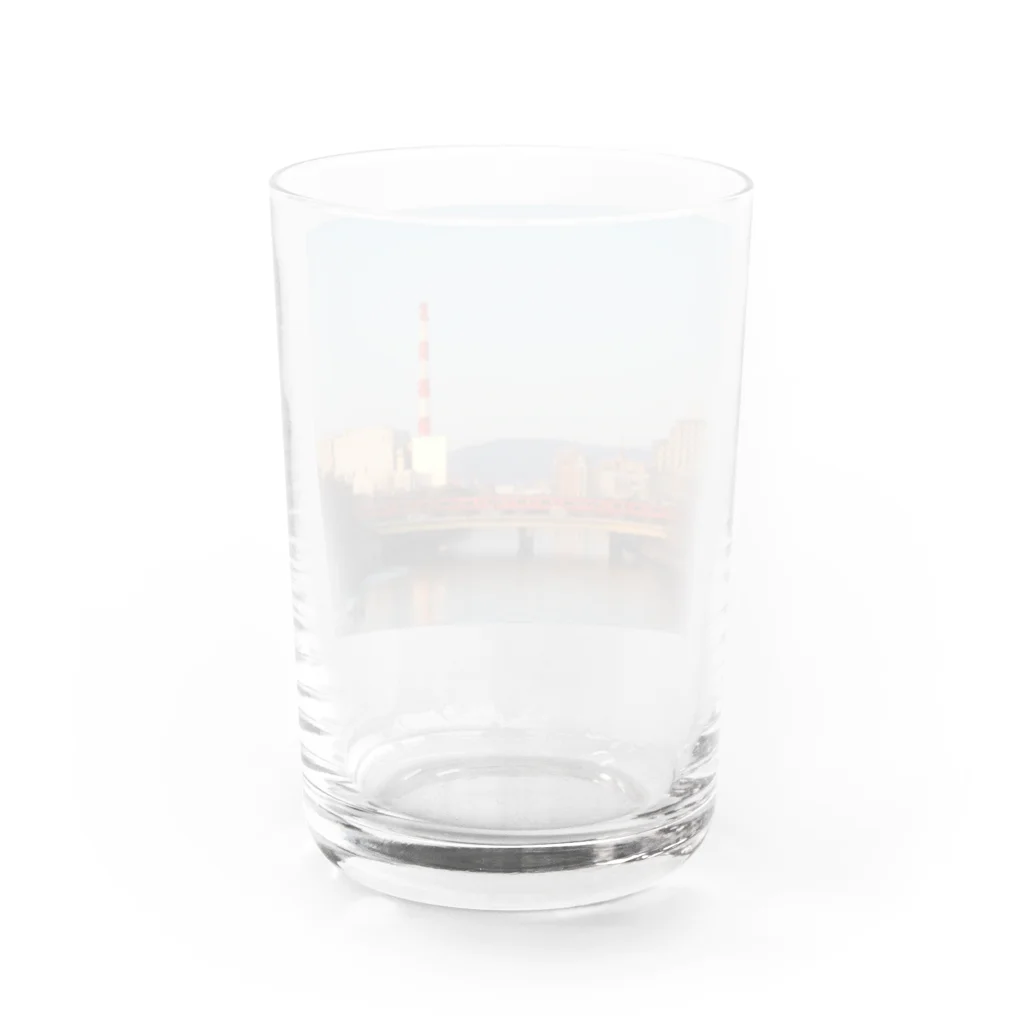 yongyongの赤白煙突とさよなら201系環状線 Water Glass :back