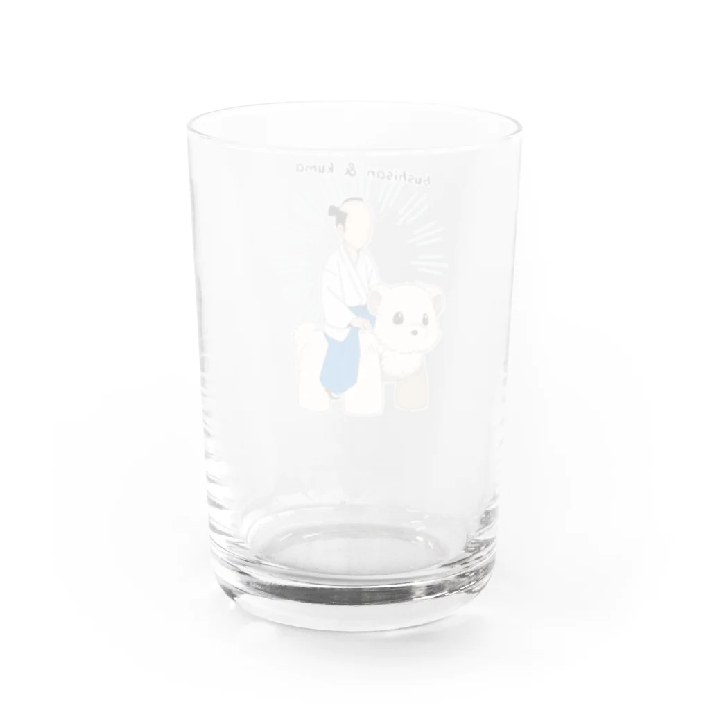 ぬま's ショップの武士さんの日常 Water Glass :back