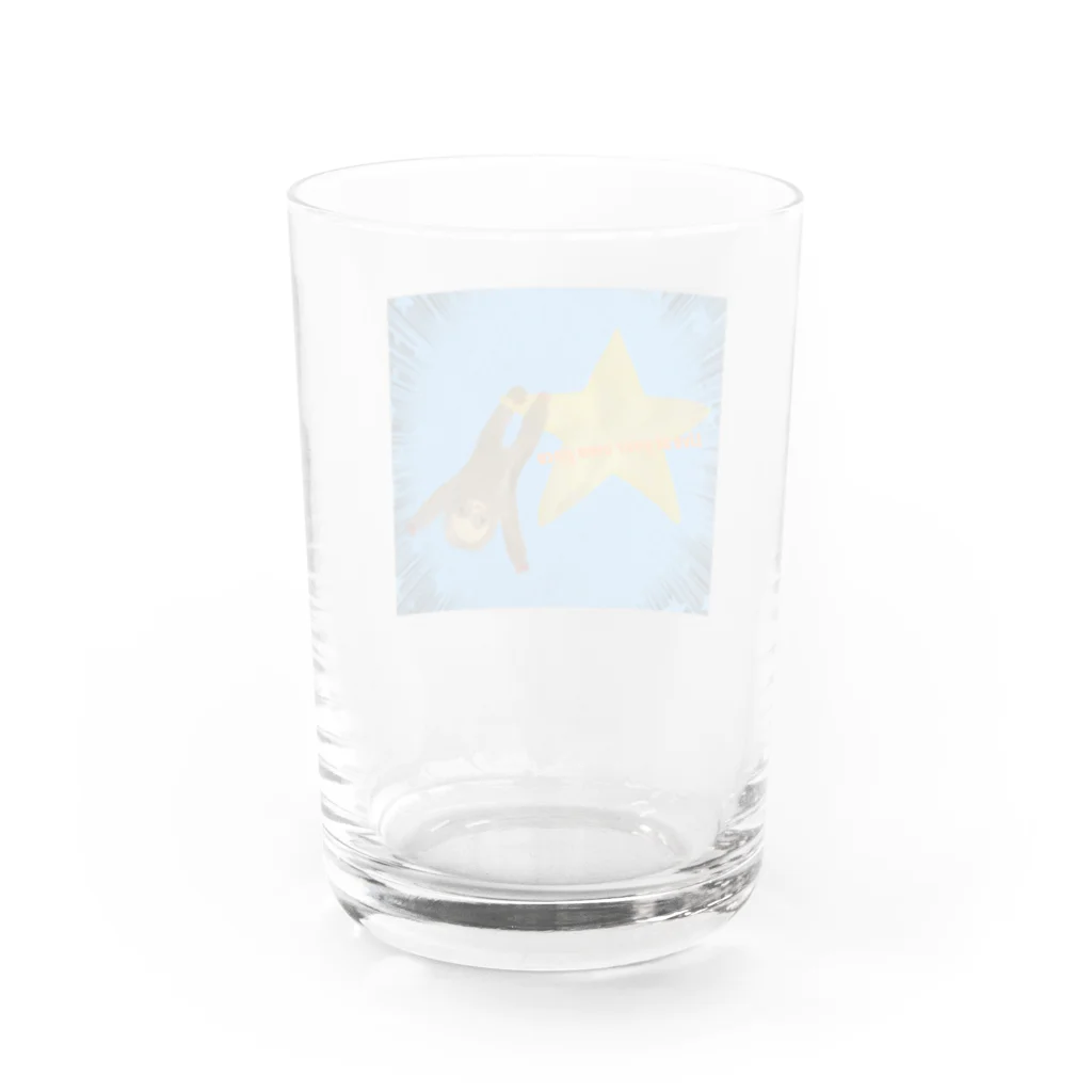 ナマケモノのナマケモノでいいんだよ Water Glass :back