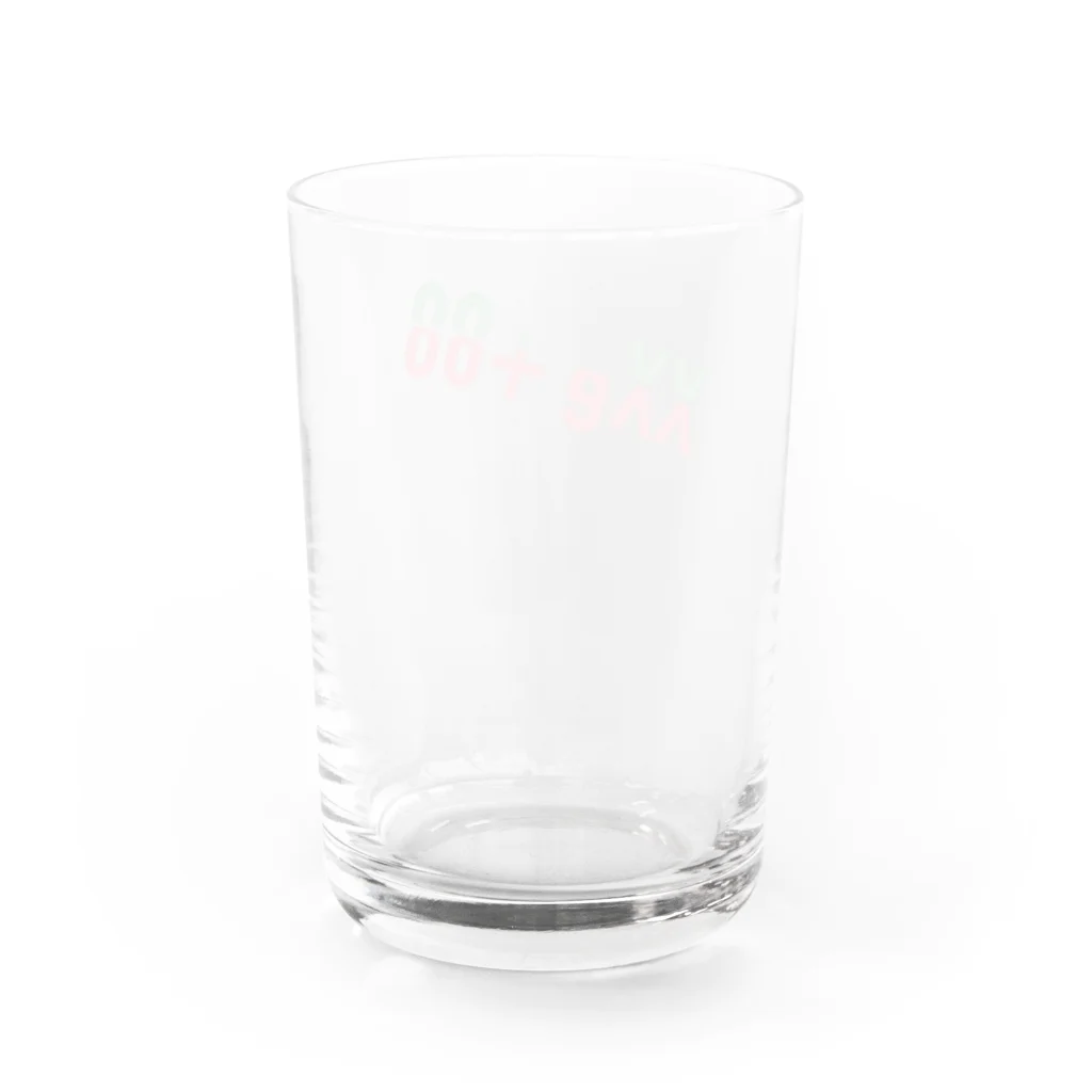 I LOVE YOU STORE by Hearkoのよく見ると Me too（パステル） Water Glass :back