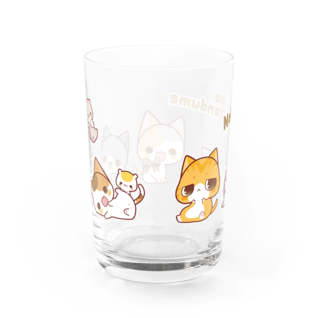 aska/ねこのかんづめのにゃんこたち Water Glass :back