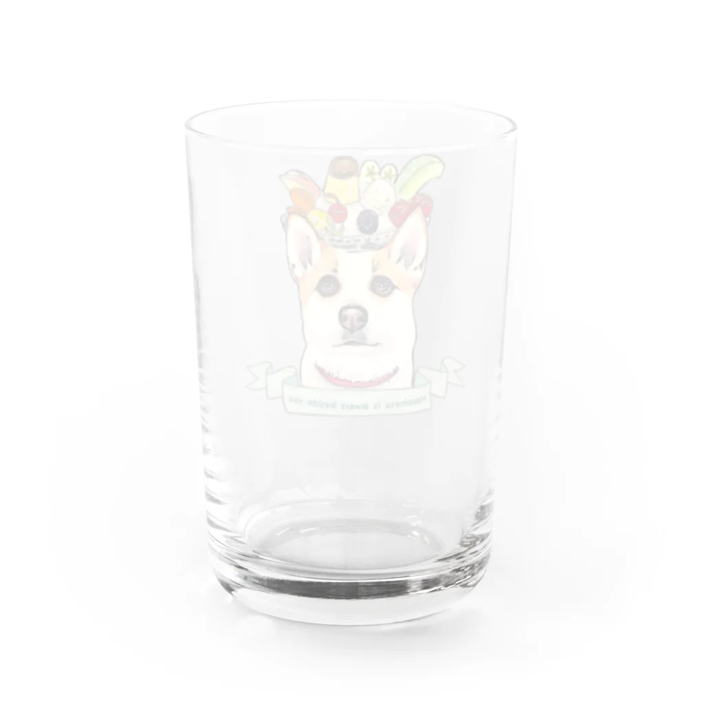 アトリエ　トトのプリンアラモードなトト Water Glass :back