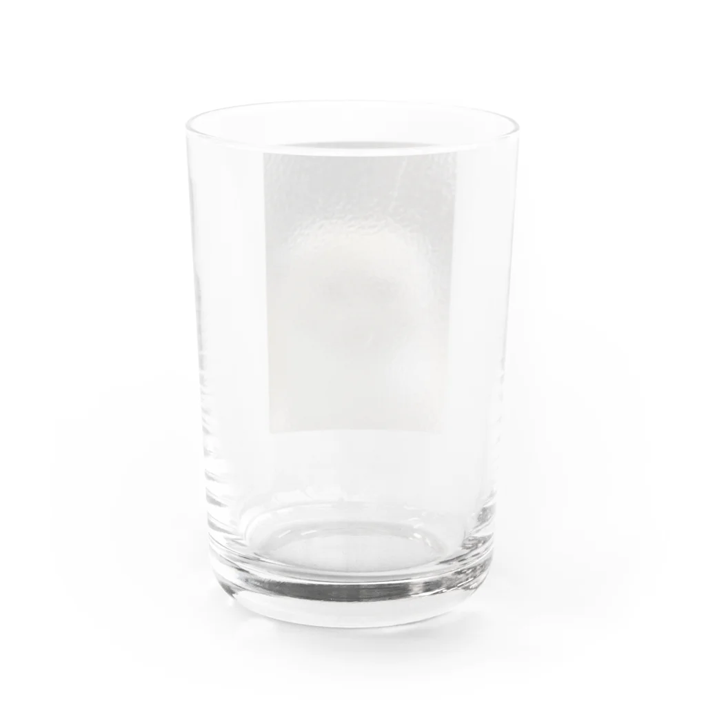 goodpugshopのキンパの影 Water Glass :back