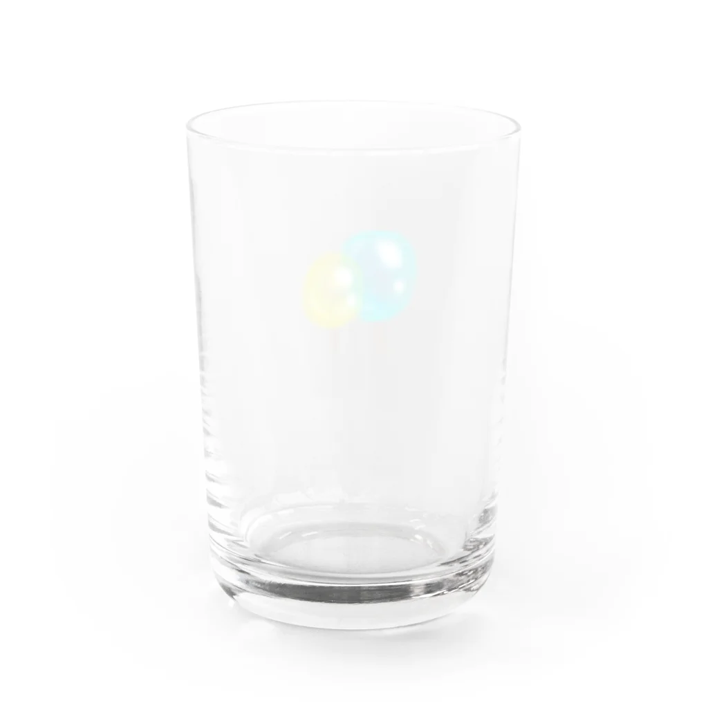 g.treeの素朴なふうせん Water Glass :back