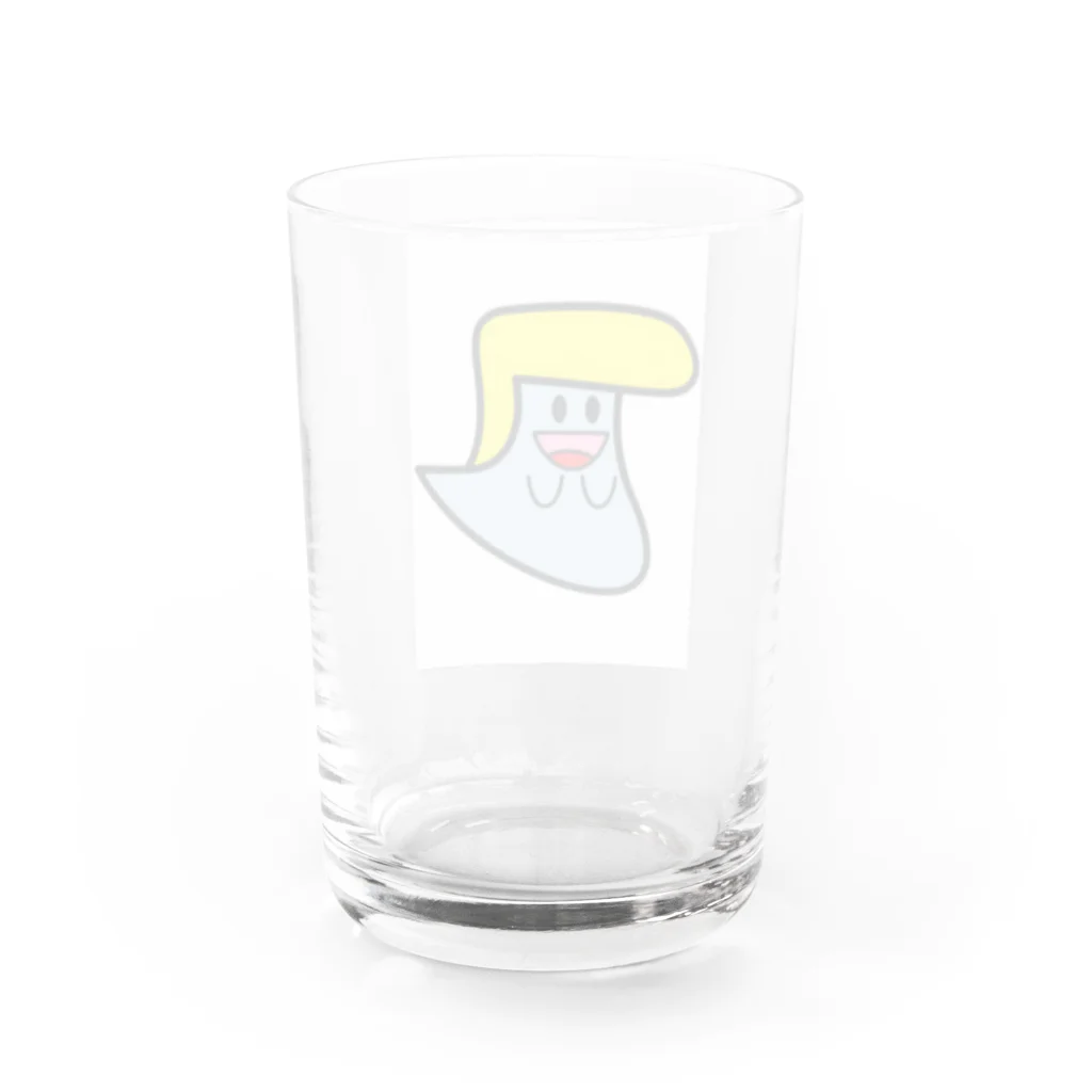 creative NAOのリーゼントおばけ Water Glass :back